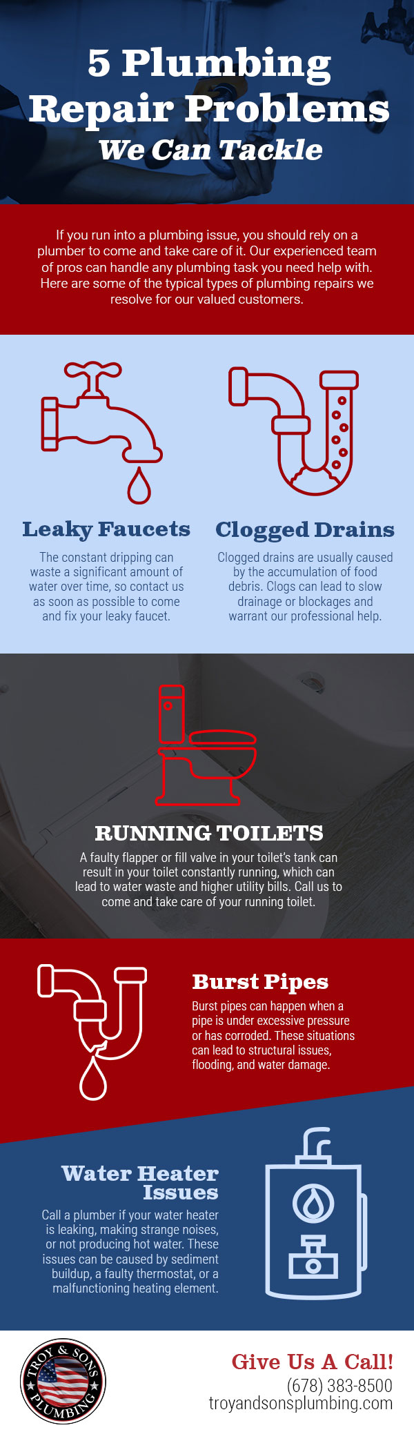 5 Plumbing Repair Problems We Can Tackle